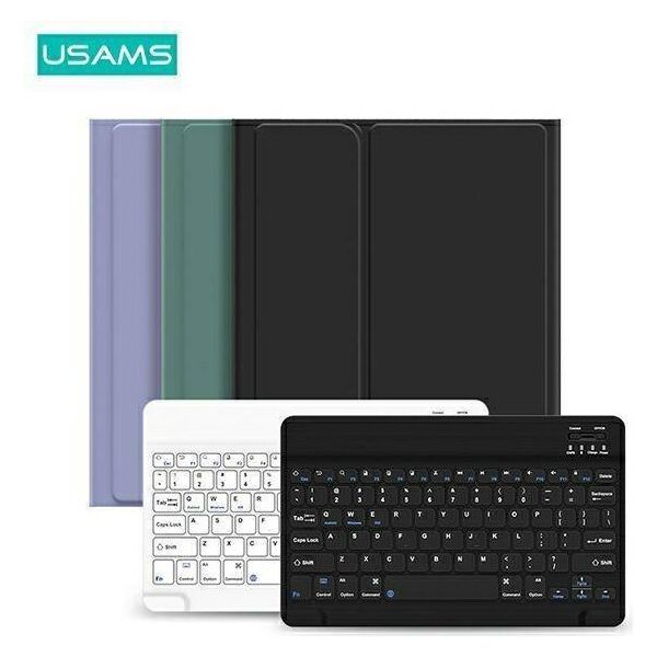 Case APPLE IPAD PRO 11.0 (3gen) USAMS Winro Keyboard White keyboard (IP011YRXX02) green 6958444972992