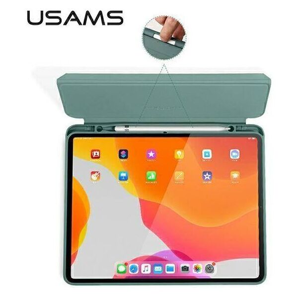 Case APPLE IPAD PRO 11.0 (3gen) USAMS Winto Smart Cover (IPO11YT101) black 6958444974125