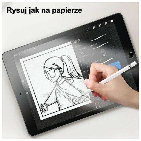 Protective Film APPLE IPAD 9.7 (2gen / 3gen / 4gen / 5gen / 6gen) USAMS PaperLike Protector (BH678ZLMXX01) 6958444972923