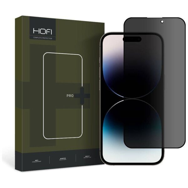 Tempered Glass IPHONE 14 PRO MAX Hofi Anti Spy Glass Pro+ Privacy 9490713933565
