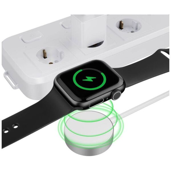 Magnetic Charging Cable USB for Apple Watch 1.2m Tech-Protect Ultraboost white 9490713932773