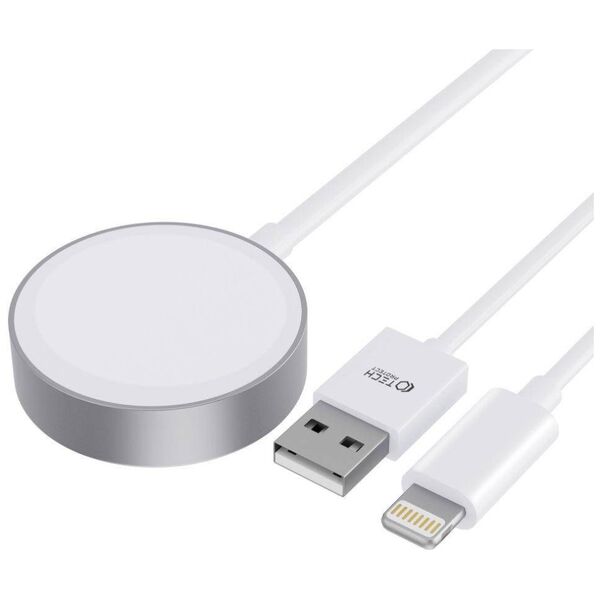 Magnetic Charging Cable 2in1 for Apple Watch 1.5m USB + Lightning Tech-Protect Ultraboost white 9490713932780
