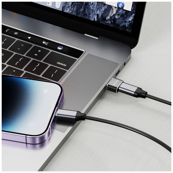 Adapter USB to USB-C Tech-Protect Ultraboost black 9490713932247