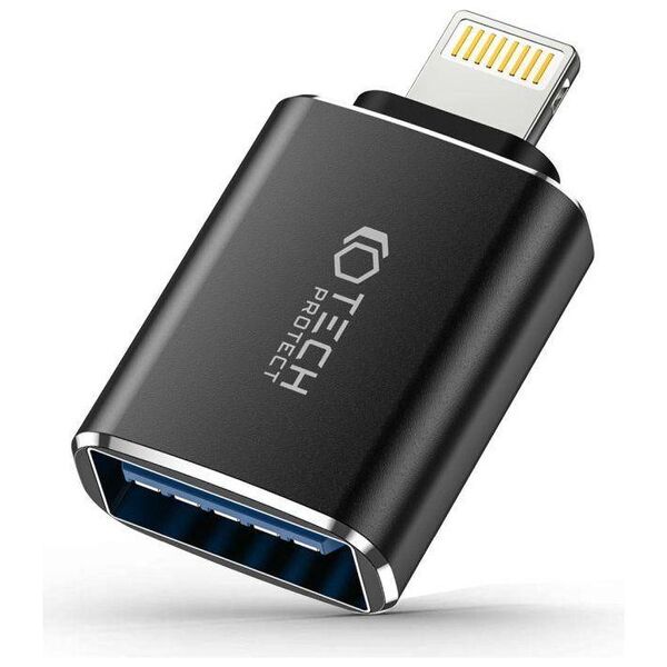 Adapter Ligtning to USB OTG Tech-Protect Ultraboost black 9490713932919