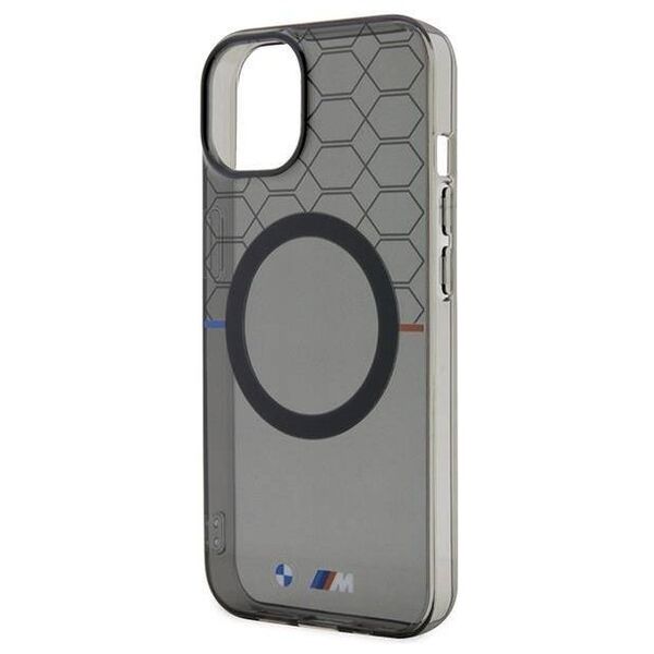 Original Case IPHONE 14 PLUS BMW Pattern MagSafe (BMHMP14MHGPK) gray 3666339122195
