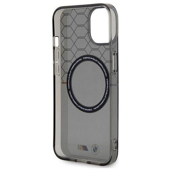 Original Case IPHONE 14 PLUS BMW Pattern MagSafe (BMHMP14MHGPK) gray 3666339122195