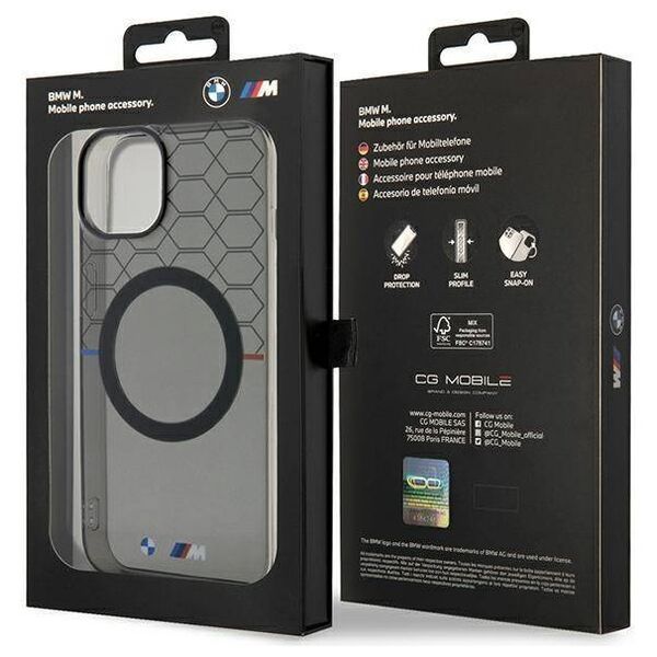 Original Case IPHONE 14 PLUS BMW Pattern MagSafe (BMHMP14MHGPK) gray 3666339122195