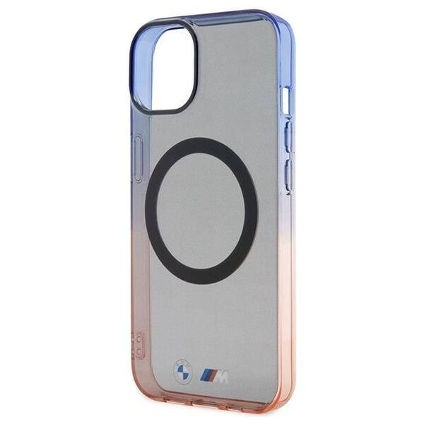 Original Case IPHONE 14 PLUS BMW Hardcase Gradient Bumper MagSafe (BMHMP14MHTGE) gray 3666339122119