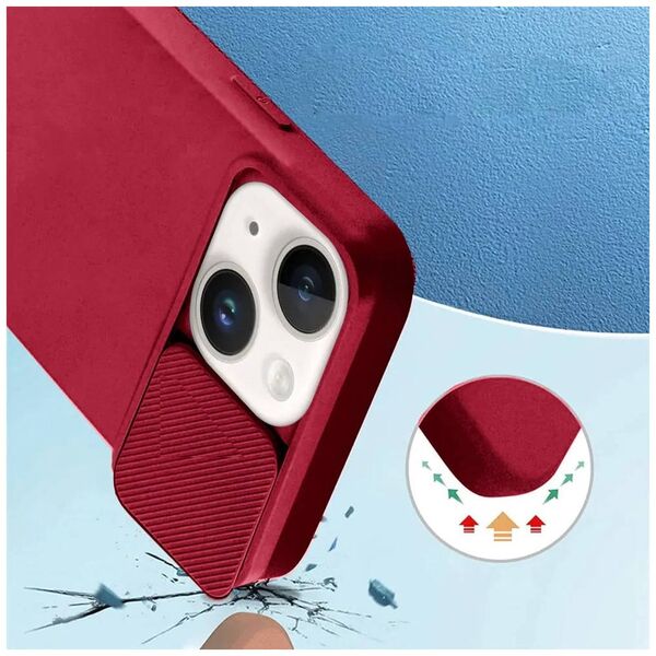 Case XIAOMI REDMI NOTE 12 5G Silicone with Camera Cover Nexeri Silicone Lens black 5904161137115
