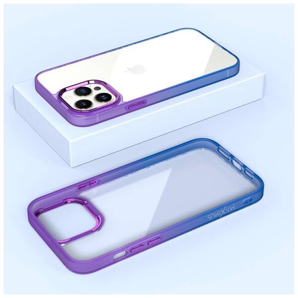 Case IPHONE 11 PRO MAX MX Rainbow purple-blue 5901313078845