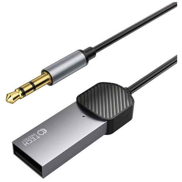 Adapter Audio Bluetooth AUX Tech-Protect Ultraboost grey 9490713933824