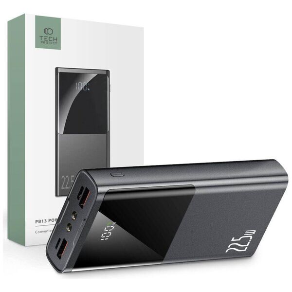 Powerbank 22.5W 20000mAh Tech-Protect PB13 grey 9490713931608