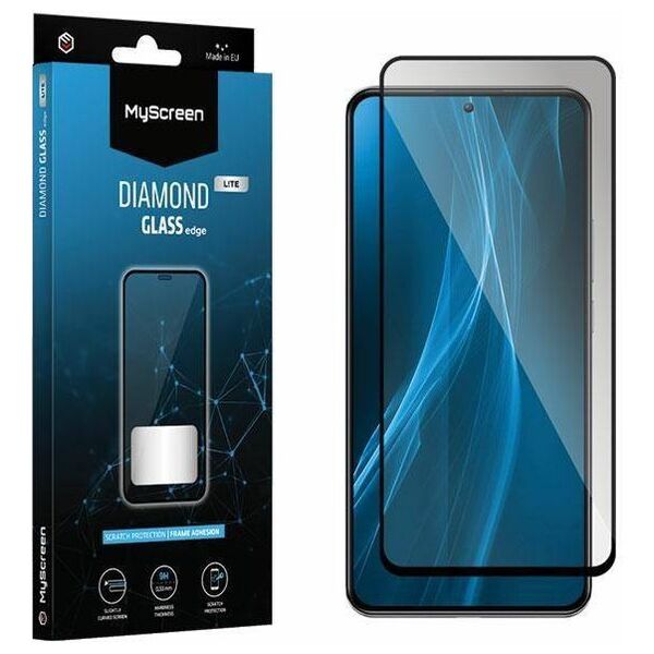 Tempered Glass REALME 10T 5G MyScreen Diamond Glass Edge Full Glue Lite black 5904433221764