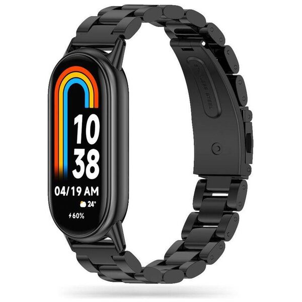 Strap for XIAOMI MI BAND 8 / 8 NFC Tech-Protect Stainless black 9490713935200