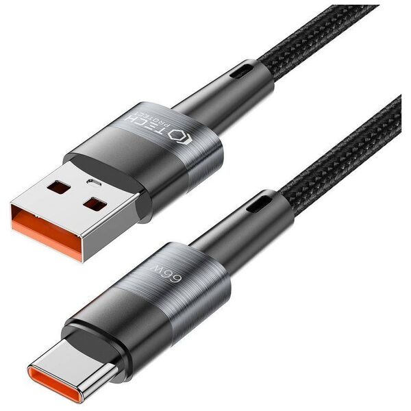 Cable 66W 6A 0,25m USB - USB-C Tech-Protect UltraBoost grey 9490713934128