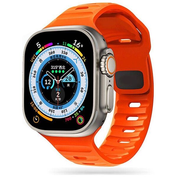 Strap for APPLE WATCH 4 / 5 / 6 / 7 / 8 / SE / ULTRA (42 / 44 / 45 / 49 MM) Tech-Protect Iconband Line orange 9490713934845