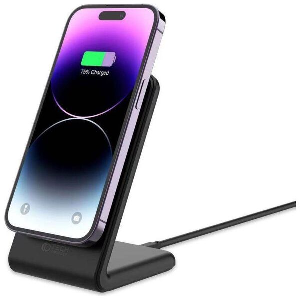 Wireless Charger 15W Magnetic MagSafe Tech-Protect QI15W-A23 black 9490713934357
