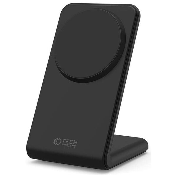 Wireless Charger 15W Magnetic MagSafe Tech-Protect QI15W-A23 black 9490713934357