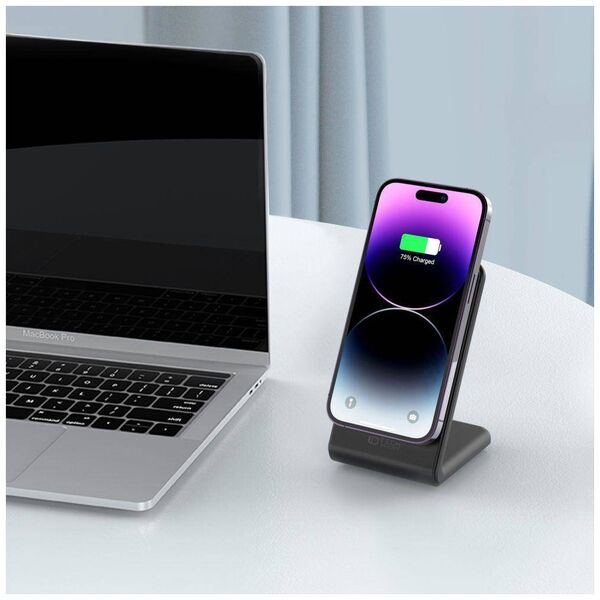 Wireless Charger 15W Magnetic MagSafe Tech-Protect QI15W-A23 black 9490713934357