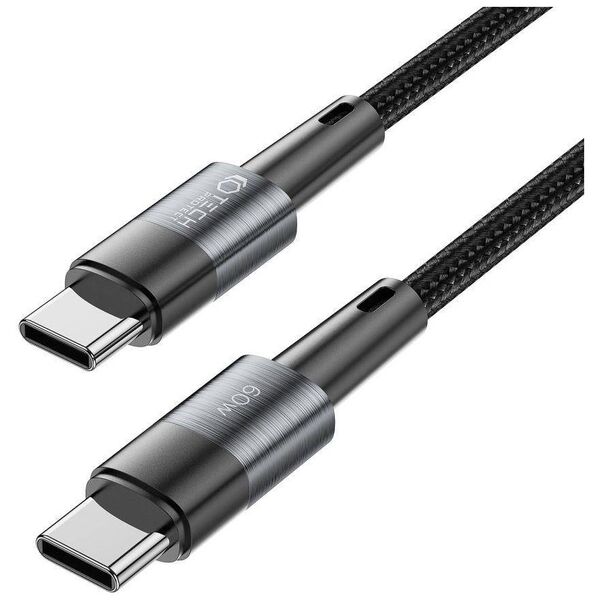 Cable 3A 60W 2m PD USB-C - USB-C Tech-Protect UltraBoost grey 9490713933985