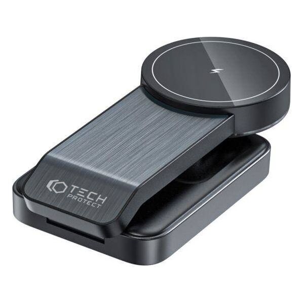 Wireless Charger MagSafe 15W 3in1 Tech-Protect QI15W-A28 black 9490713934593