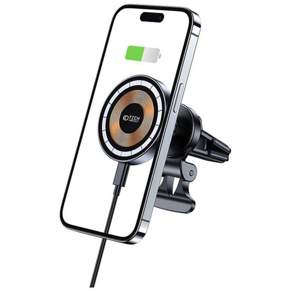 Wireless Vent Car Mount 15W MagSafe Tech-Protect MM15W-V5 black 9490713934739