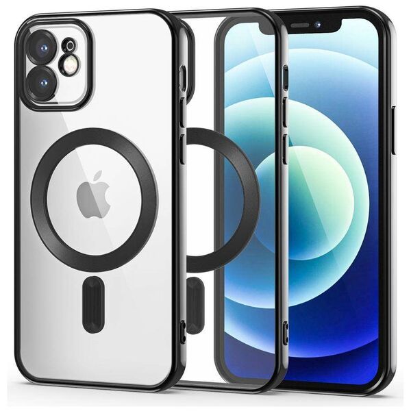 Case IPHONE 12 Tech-Protect MagShine black 9490713935422