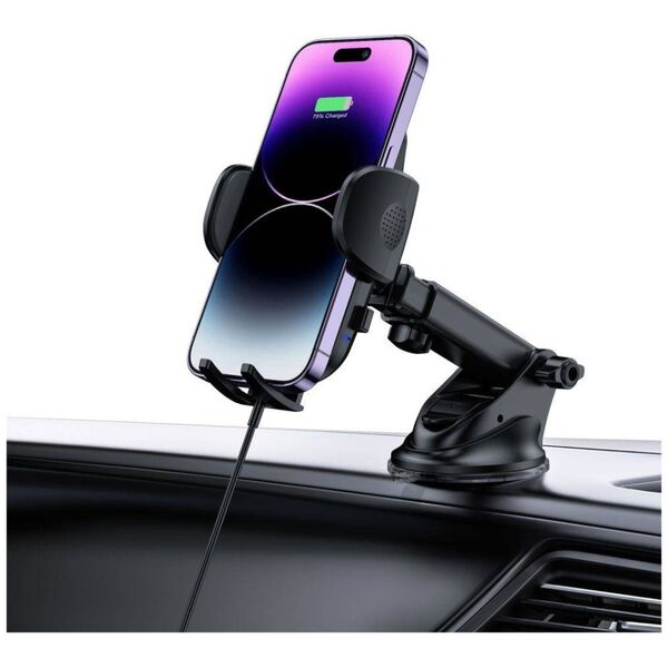 Car Mount with 15W Wireless Charging for Dashboard / Air Vent Tech-Protect CM15W-V1 black 9490713935095