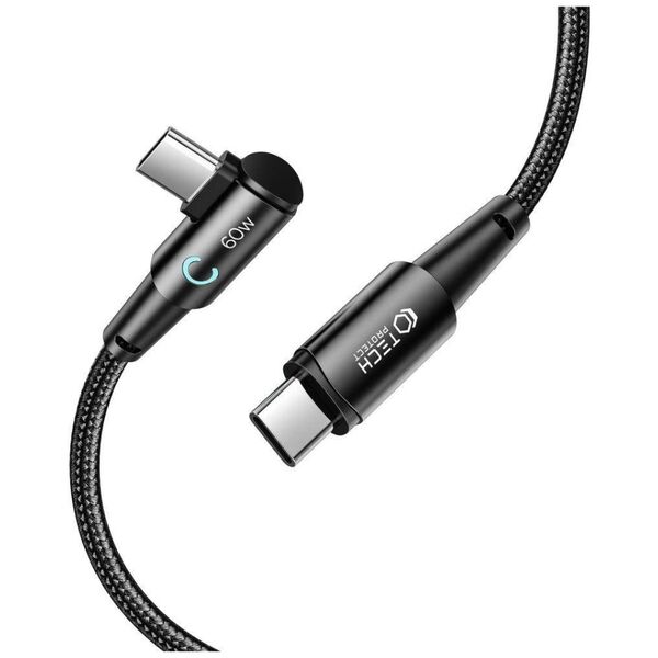 Cable 60W 6A 2m USB-C - USB-C Tech-Protect Ultraboost ”L” grey 9490713935323