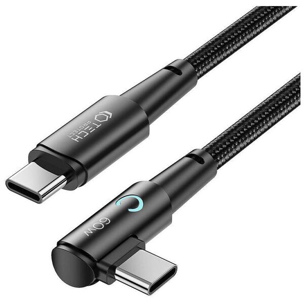 Cable 60W 6A 2m USB-C - USB-C Tech-Protect Ultraboost ”L” grey 9490713935323