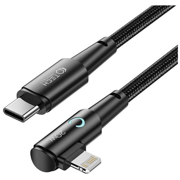 Cable PD 20W 3A 1m USB - Lightning Tech-Protect Ultraboost ”L” grey 9490713935330
