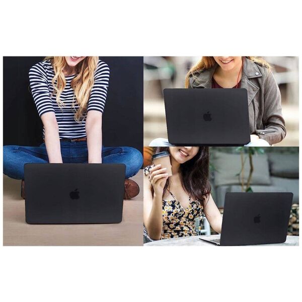 Case APPLE MACBOOK AIR 15.3 2023 Tech-Protect SmartShell Matte black 9490713935705