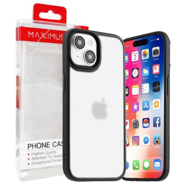Case APPLE IPHONE 15 PRO MX Ribbed Cam black 5901313091295