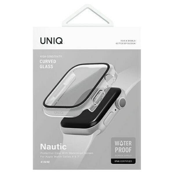 Case APPLE WATCH 7 / 8 (45MM) UNIQ Nautic transparent 8886463684665