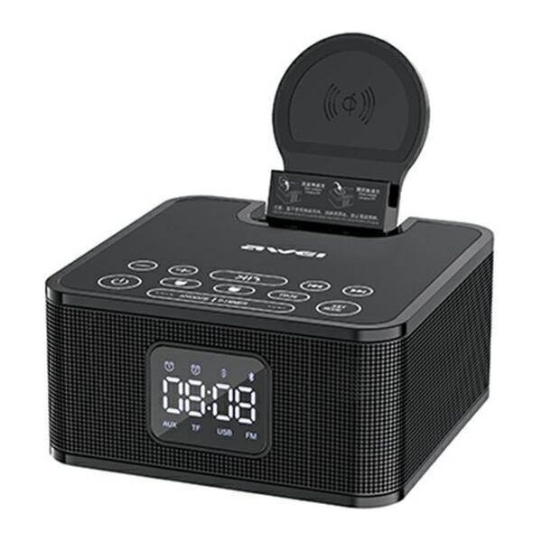 AWEI Bluetooth Speaker + Inductive Charger (Y332) black 6954284015523