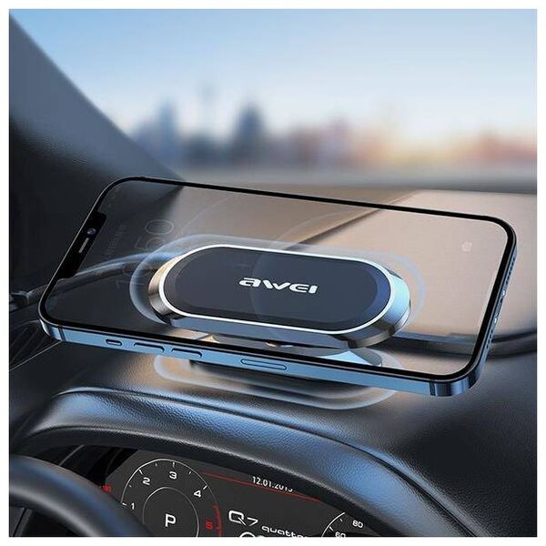 AWEI Cockpit Magnetic Car Holder (X20) grey/metal 6954284001090