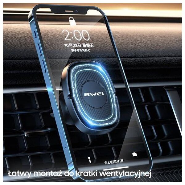 Magnetic Car Holder for AWEI Ventilation Grille (X21) black 6954284001083