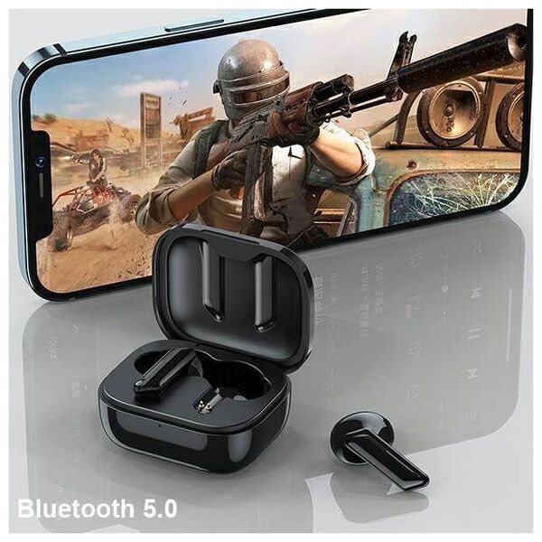 Bluetooth 5.1 TWS Headphones + AWEI Docking Station (T36) black 6954284091855