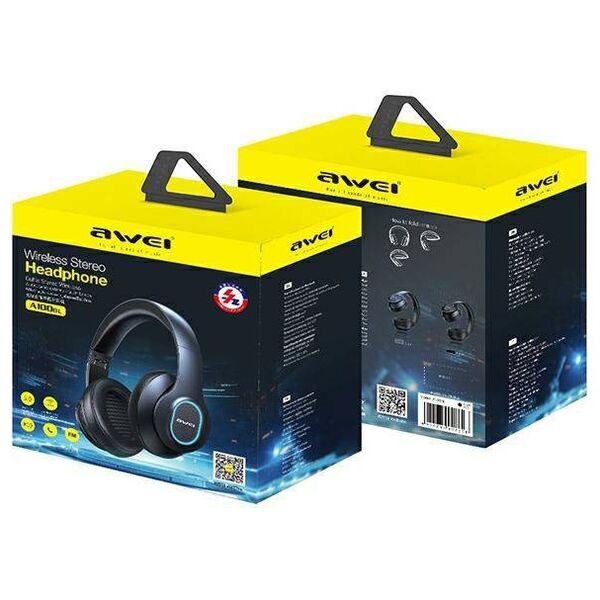 AWEI On-Ear Bluetooth Headphones (A100BL) black 6954284002608