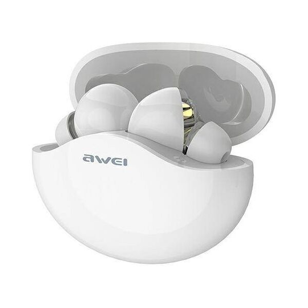TWS AWEI (T12) Bluetooth Sport Headphones white 6954284097888