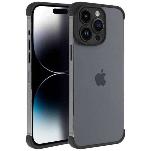 Case IPHONE 12 Edge and Lens Protector black 5904161140894