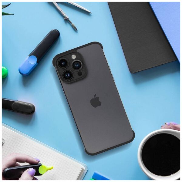 Case IPHONE 12 Edge and Lens Protector black 5904161140894