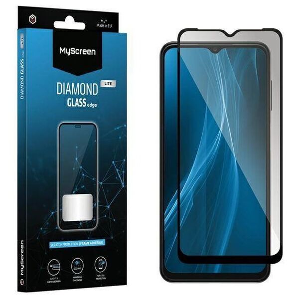 Tempered Glass TCL 408 MyScreen Diamond Glass Edge Full Glue Lite black 5904433221788