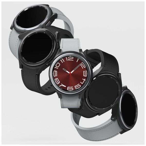 Case SAMSUNG GALAXY WATCH 6 CLASSIC (43MM) Ringke Slim 2-pack black transparent 8809919306294