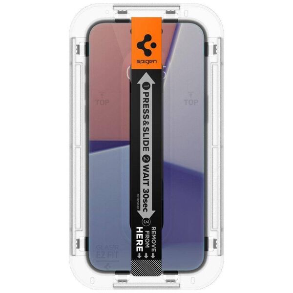Tempered Glass APPLE IPHONE 15 PLUS Spigen Glas.tr "EZ Fit" Privacy 8809896754347