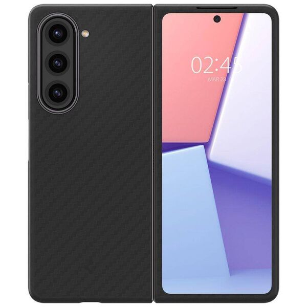 Case SAMSUNG GALAXY Z FOLD 5 Spigen Airskin black 8809896745628