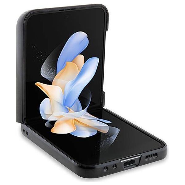 Original Case SAMSUNG GALAXY Z FLIP 5 BMW Leather Carbon (BMHCZF522NBCK) black 3666339174071