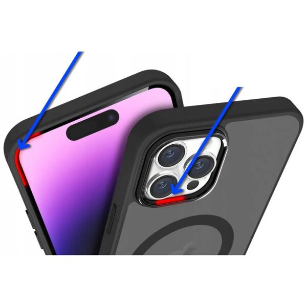 Case IPHONE 14 PRO MAX Matt MagSafe black 5904161142669