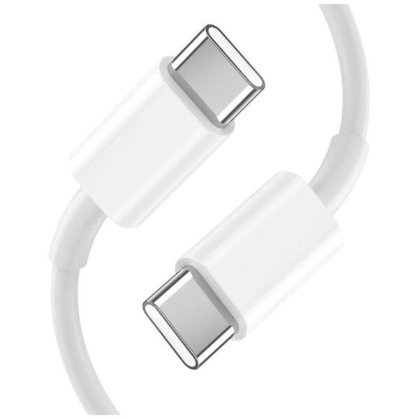 Wall Charger 2x USB-C PD 35W + Cable USB-C - USB-C white 9319456605570