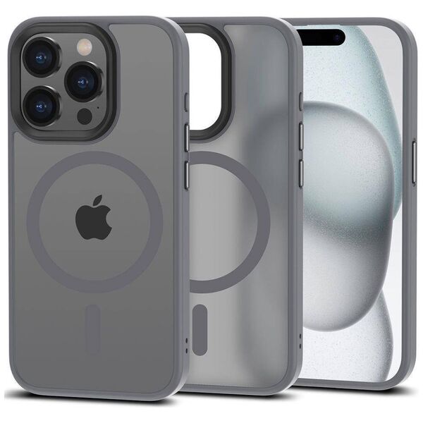 Case APPLE IPHONE 15 PRO MAX Tech-Protect Magmat MagSafe Titanium 9319456606553